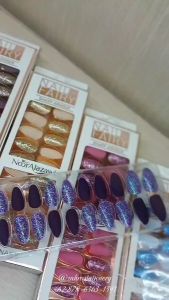 Kuku palsu Cewek pasangan motif