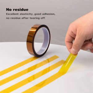 ZEO High Temperature Tape Heat Press Tape Polyimide Film Adhesive Tape 33m