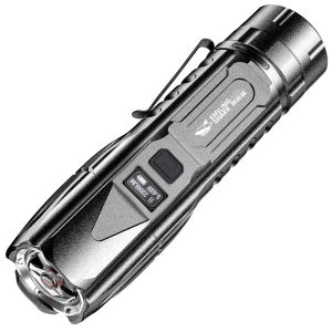 SMILING SHARK | Super Bright Long Range Rechargeable Zoomable High Power Flashlight