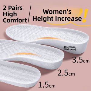 LINGMIAO | Comfortable Height-Increasing Insoles Anti-Bacterial Odor-Resistant Breathable