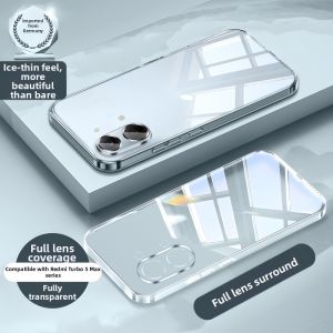 Newyu | Ultra-thin Clear Electroplated Drop-resistant Soft Silicone Phone Case for Redmi Turbo