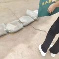 6pcs flood control bags waterproof barrier canvas bags sand-free water-absorbing air-filled bags solid thickened flood control embankment rainproof rainy season waterproof treatment suitable for home door garage and basement. 
