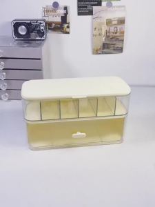 Hộp Đựng Dây Cáp Trong Suốt Hai Lớp Có Thể Điều Chỉnh Dành Cho Quản Lý Dây Điện Tại Nhà Và Văn Phòng - Ngăn Đựng Bộ Sạc Dây Trong Suốt