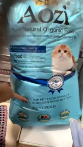 20kg 10kg Aozi Natural Organic Cat Dry Food All Stages Adult Kitten Urinary Health Pet Essentials