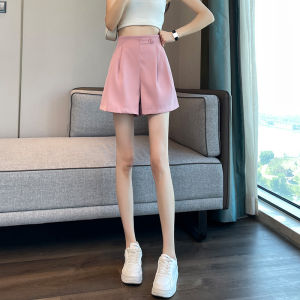 High Waist Sport Shorts Women Summer Slim A-Line Wide Leg Pants Casual Outdoor Wear Commute Style Korean Fashion Short Pants