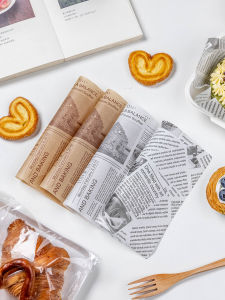 Oil Absorbing Paper Pad for BBQ And Baking Specialized Kitchen Paper Towel for Bread Cake And Pastries Oil Proof Baking Tray Paper