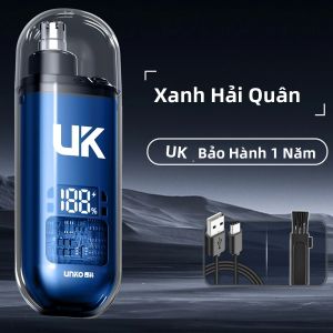 Máy Cắt Lông Mũi Điện Cầm Tay Mini Kích Thước Bỏ Túi Dành Cho Nam Sạc Lại Được Không Đau Dùng Cho Mũi Tai Và Lông Mày