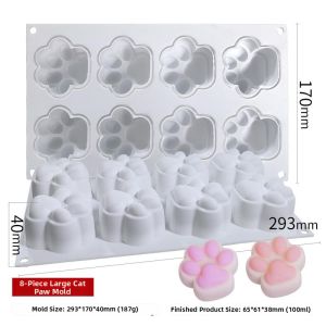 JOBO | Cat Paw Shape Ice Cream and Popsicle Mold DIY Carton