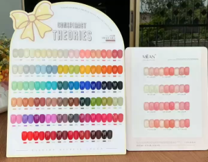 ชาร์ตโชว์สีเล็บ โชว์สีเจลทาเล็บ Very good nail พร้อมส่งในไทย