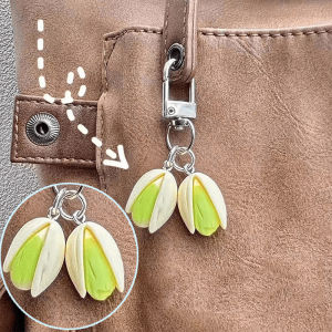 Personality Pistachio Keychain Creative Food Series Backpack Pendant