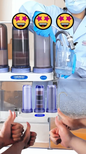 TROUWIDS 3 Stage 10 Inch Alkaline Water Filter Water Filtration System Water Filter Complete SET Water Purifier