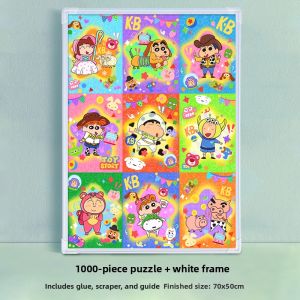 duz | Family Photo Jigsaw Puzzle 1000 Pieces with Frame