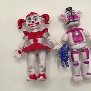 2026hot 6Pcs/1pcs FNAF Special Edition Anime Figure Detachable Joint Bonnie Bear Freddy Action Figure Model Toys