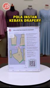 Pola Instan Kebaya Drapery Dewasa | Rotsa.Id