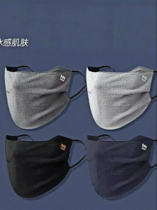 Loolecondera | Sunproof and Eyeprotection Mens Face Mask Black