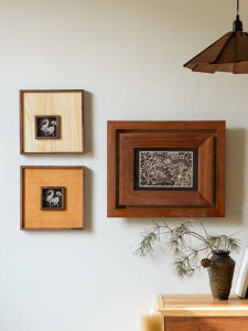 YANPU | Vintage High-end Wall Decor with Wooden Frame