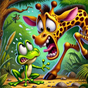 Huacan Frog Giraffe Forest Diamond Painting New Arrivals 2025 Diamond Mosaic Full Square Round Handmade Gift Craft Kit