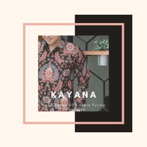 Jayabaya Batik Kayana Kemeja Batik Pria Lengan Panjang