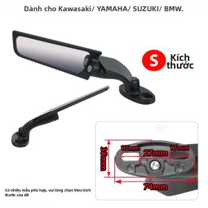 Có Thể Điều Chỉnh Xoay Xe Máy Cánh Gương Chiếu Hậu Mặt Gương Cho Xe BMW S1000RR Honda CBR Yamaha YZF R6 R1 R25 R3 R125 R15