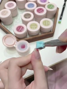 8g Gel Đệm Khí Làm Móng Tay Có Độ Bão Hòa Cao Màu Sắc Chuyển Sắc Không Cần Rửa Cho Tiệm Làm Móng Ngoại Tuyến 1Pc/12Pcs Tùy Chọn