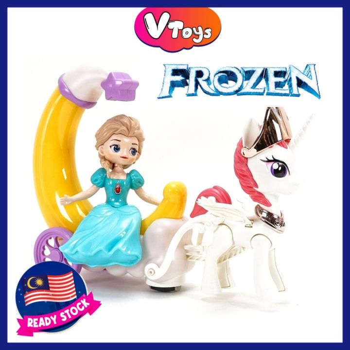 Dance Princess's Moon car Frozen Elsa Cinderella Snow White Kid