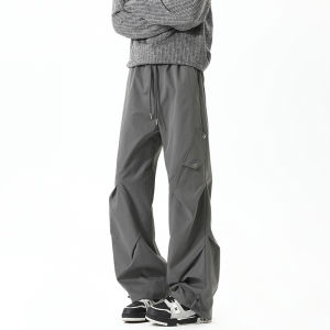 WUKONGYOUHUO | Heavy Thickened Wrinkled Workwear Pants