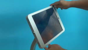 AVRP3 sgstock iPad Floor Stand SPEEDSMOUNT with Lock and Cable anti theft  rotate tilt Kiosk POS