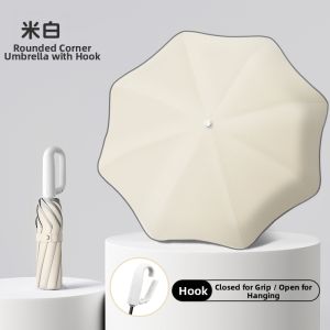 MUZHOUYU | Child Safety Round-cornered Automatic Bounce-prevent Folding Umbrella
