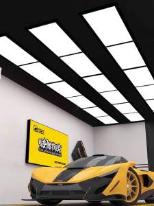 Car Wash Shop Grid Tablet Light Runway Light Workbench Light Machine Repair Light Long Strip Combination Light