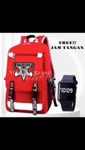 Tas Ransel Anak Sekolah Sd Smp Fashion 4in1 STAR THRASHER ZP 0100 Ransel Cowo Paket Murah
