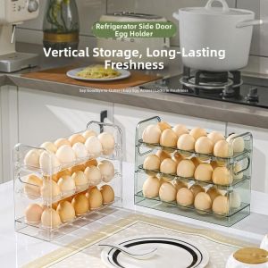 TENGYAGAO | Multi-layer Rotating Egg Organizer Pet Food Grade