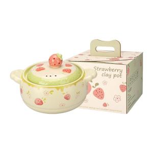 MODERN SWEETHOME | Cute Ceramic High-Heat Resistance Stew Pot Suitable for Gas Cooker