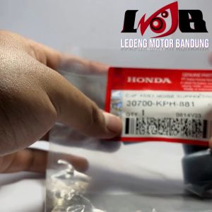 AHM Tutup Busi Panjang Motor Bebek Supra Grand Kepala Cangklong & Kop Busi Ignition