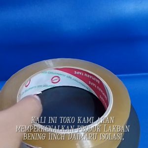 lakban bening 1inch (24mm x 72yard) daimaru isolasi bening 1 inch daimaru
