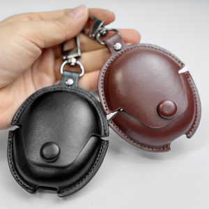 Luxury Protective Cover for Huawei FreeBuds 5 Earphone Classic Business Retro Button PU Shaped Earbuds Leather Case