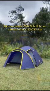 TENDA CAMPING MANDALA 6 PRO KAPASITAS 6 7 ORANG BIGDOME CAMPING KELUARGA FAMILY