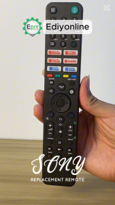 【𝐅𝐑𝐄𝐄 𝐁𝐀𝐓𝐓𝐄𝐑𝐘 𝐀𝐀𝐀𝐗𝟐】Universal Remote Control For SONY Smart LED LCD TV Disney+ Bravia core Youtube Netflix Google Play Prime Video RM-ED009 RM-ED045