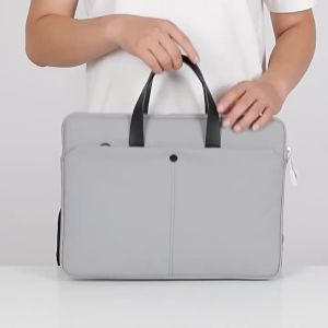 Laptop Bag 15.6 inch Bag For Laptop PU Waterproof Laptop Case Shockproof Business Office Bag Briefcase 29x40cm