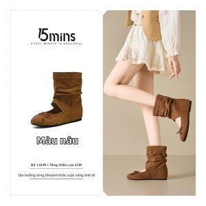 15MINS | Giày Boots Phong Cách Ballet Pháp Cho Nữ