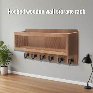 Wall Mounted Key Holder Wood Key Holder Organizer Wall Mounted House Key Holder for Wall