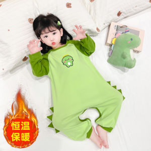 Autumn Winter Baby Sleep Bag Long Sleeve Overhead Childrens Home Clothes Suitable for 0-6 Years Old Kids Anti-Kick Blanket