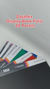 Dataflex Display Book Folio 20 Pockets / Clear Holder/Document Keeper DF - 811