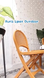 KURSI PLASTIK OLYMPLAST LIPAT OFC / KURSI CAFE / KURSI TERAS [OLYACC]