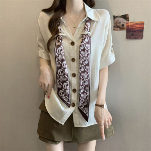 Bộ Áo T-Shirt Tay Ngắn và Quần Short/Chân Váy Kích Cỡ Lớn Phong Cách Cao Cấp có Dây Kẹp
