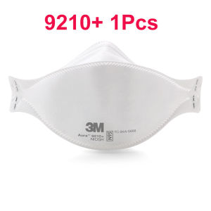 3M | 3M 9210+ Aura Particulate Respirator Disposable Mask NIOSH Stapled Flat Fold Low Profile Design Reduces Eyewear Fogging