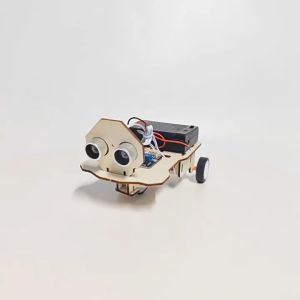 Đồ Chơi Stem Xe Tránh Vật Cản Robot Tự Vận Hành Siêu Âm Tránh Chướng Ngại Vật