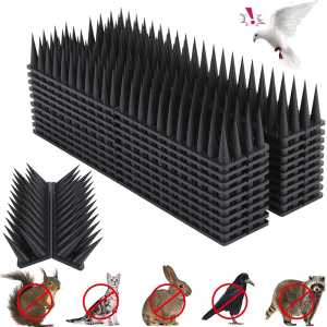 Bird SpikesBird DeterrentRaccoon For Outdoor Repelling ReptilesSquirrel Spike For Fences And Roofs To Keep Birds Away