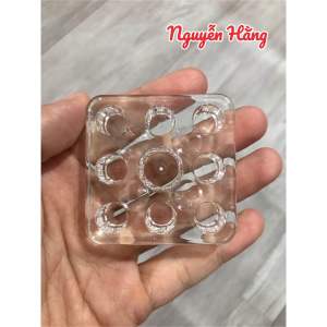 Khay để hũ mực xăm hình vuông 9 ô