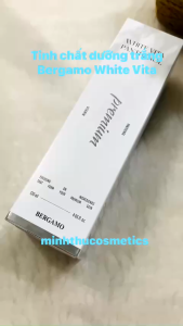 Tinh Chất Dưỡng Trắng Bergamo White Vita Panthenol Premium 120ml