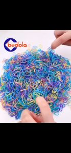 Bedola 2000 Pcs Karet Ikat Rambut Karet Jepang Free Pouch